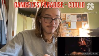 Reaction to GANGSTA’S PARADISE by COOLIO [upl. by Noteek]