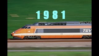 Record de vitesse TGV 1981 [upl. by Essinger]