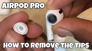 How to Safely Remove Apple AirPod Pro  Pro 2 Tips Change Take Off and Swap Sizes 2023 Update [upl. by Allemaj997]