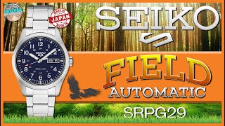 The Perfect Automatic  Seiko 5 Sports 100m Automatic Field Watch SRPG29  SRPG29K1 Unbox amp Review [upl. by Einnod213]