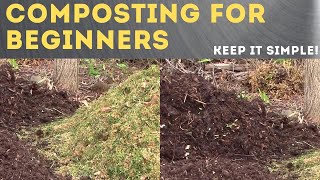 How to make Compost  The Simplest Easy Method To Compost Piles [upl. by Cedric]