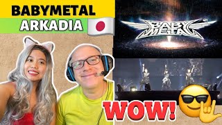 BABYMETAL  ARKADIA  REACTION🇯🇵 [upl. by Edny944]