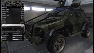 GTA 5 DLC Vehicle Customization HVY Insurgent PickUp Custom [upl. by Fredel]