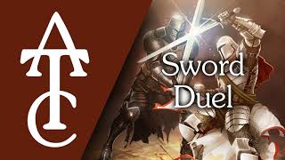 RPG  DampD Ambience  Sword Duel swords clashing footsteps heavy breathing [upl. by Reiche]