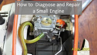 How to Diagnose and Repair a Small Engine [upl. by Notnerb689]