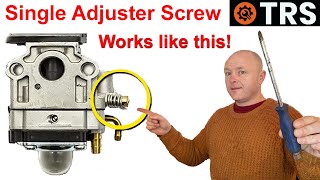 CARBURETOR TUNING Single Adjuster Screw Setting EXPLAINED by Craig Kirkman [upl. by Joiner]