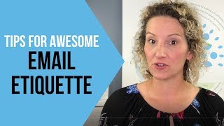 Email Etiquette Tips  How to Write Better Emails at Work [upl. by Stichter481]