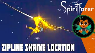 Where to Unlock Zipline Abillity Spiritfarer  Spiritfarer Guide  Shrine Location [upl. by Naelopan]