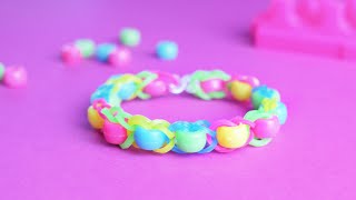 DIY  How To Make Beaded Rainbow Loom Bracelet  EASY TUTORIAL  Friendship Bracelet [upl. by Nosahc772]