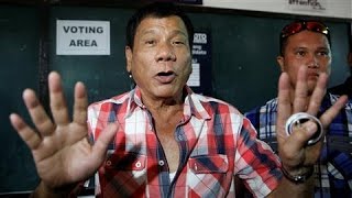 Philippine Election Duterte Headed for Victory [upl. by Notse29]