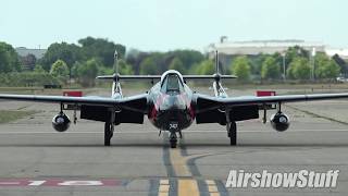 DH112 Venom Cartridge Start and Flyover [upl. by Emaj975]