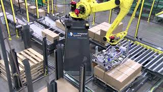 Robotic Case Palletizer  IQF Potatoes  BW Integrated Systems [upl. by Ettennan]