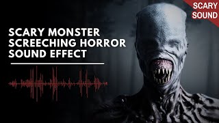 Scary Monster Screeching Horror Sound Effects [upl. by Reamy909]