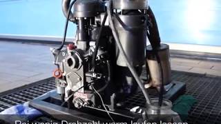 How to start a Farymann Diesel engine [upl. by Acinomed]