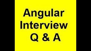 Angular Interview Questions and Answers  Angular Interview Questions  Top Angular Questions [upl. by D'Arcy]