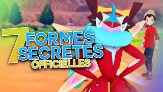 7 FORMES SECRÈTES ET OFFICIELLES DE POKEMON ÉPÉE ET BOUCLIER [upl. by Clyde]