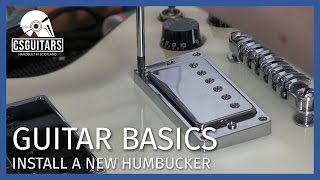 Install A New Humbucker Guitar Basics [upl. by Godliman]