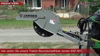 Baumstumpffräse Jansen BSF60T [upl. by Neelia]