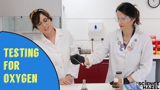 How To Test For Oxygen  Chemistry Practicals [upl. by Dewayne]