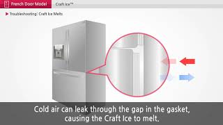 LG Refrigerators Troubleshooting Craft Ice Melting [upl. by Camm]