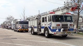 One Hour Of Lights And Sirens Fire Truck Parades Compilation [upl. by Joachim]