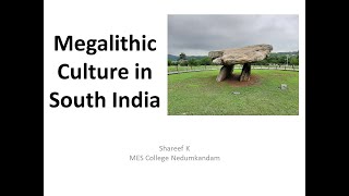 Megalithic Culture in South India [upl. by Purdum908]