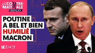 POUTINE A BEL ET BIEN HUMILIÉ MACRON [upl. by Neerol]