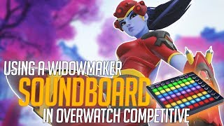 Using a Widowmaker Soundboard in Overwatch Competitive Overwatch Trolling [upl. by Lesoj480]