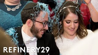 The Deep Meaning Behind An Orthodox Jewish Wedding  World Wide Wed  Refinery29 [upl. by Abeu]