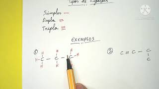 QUÍMICA ORGÂNICA  TIPOS DE LIGAÇÕES [upl. by Golding]