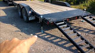 Trailer Project Part 4 trailer jacks [upl. by Ikkim360]