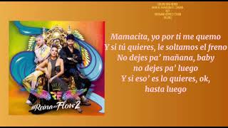 Calentura “Remix”  Irma el Huracán ft Drama Key “Letra” Mariana Gomez amp Juan Palau [upl. by Eylhsa]