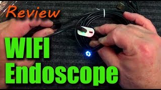 Gadget Review  WIFI Waterproof Endoscope Inspection Camera [upl. by Eylloh]