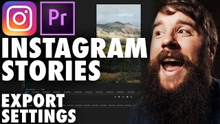 How to Export High Quality Instagram Stories in Premiere Pro Vertical or Horizontal Video [upl. by Walton]