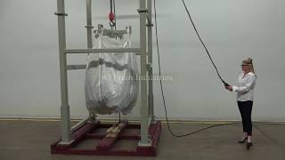 Bulk Bag Super Sack Unloading System Demonstration [upl. by Uttasta]