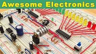 10 Cool Electronic Projects on Breadboard [upl. by Frost]