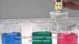 How to Calibrate the Oakton pH Pocket Testr [upl. by Aniroz224]