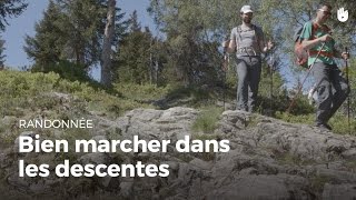 Comment mieux marcher en descente  Randonnée [upl. by Beckie]