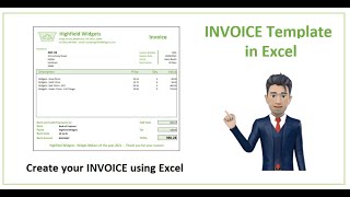 How to create an INVOICE in Excel  Spreadsheet Template for 2021 [upl. by Aztiley]