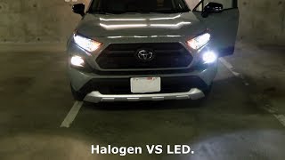 Toyota RAV4 20192021 Fog Lights LED Installation [upl. by Jorgenson394]