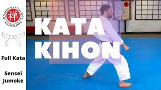 Kihon  Shotokan Karate White Belt Kata [upl. by Ahsinot]