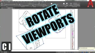 AutoCAD How To Rotate Viewports  3 Easy Methods  2 Minute Tuesday [upl. by Ozzy]