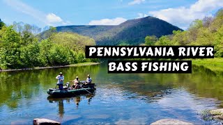 Pennsylvania River Bass Fishing [upl. by Ymirej881]