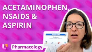 Acetaminophen NSAIDs amp Aspirin  Pharmacology  Nervous System  LevelUpRN [upl. by Brader228]