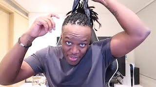 KSI Shows his Forehead [upl. by Yrem]