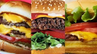 Top 10 Fast Food Hamburgers [upl. by Aniral]