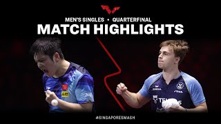 Fan Zhendong vs Truls Moregard  MS QF  Singapore Smash 2023 [upl. by Berliner]