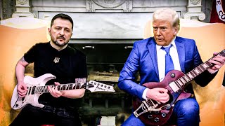 Trump vs Zelensky Guitar Battle Fan Made Video Edit [upl. by Auohc374]