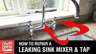 How to Repair A Kitchen Sink Mixer amp Dripping Tap [upl. by Deck]