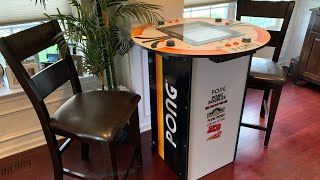 ATARI PONG PUB TABLE Arcade1up FULL REVIEW [upl. by Cruz556]